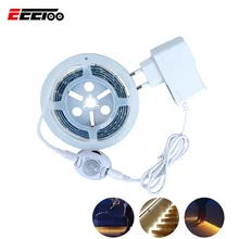 DC 12 В светильник с датчиком движения под шкаф светильник Светодиодная лента для спальни шкаф лестницы шкаф лампа Домашний Светильник ing 110-220 В