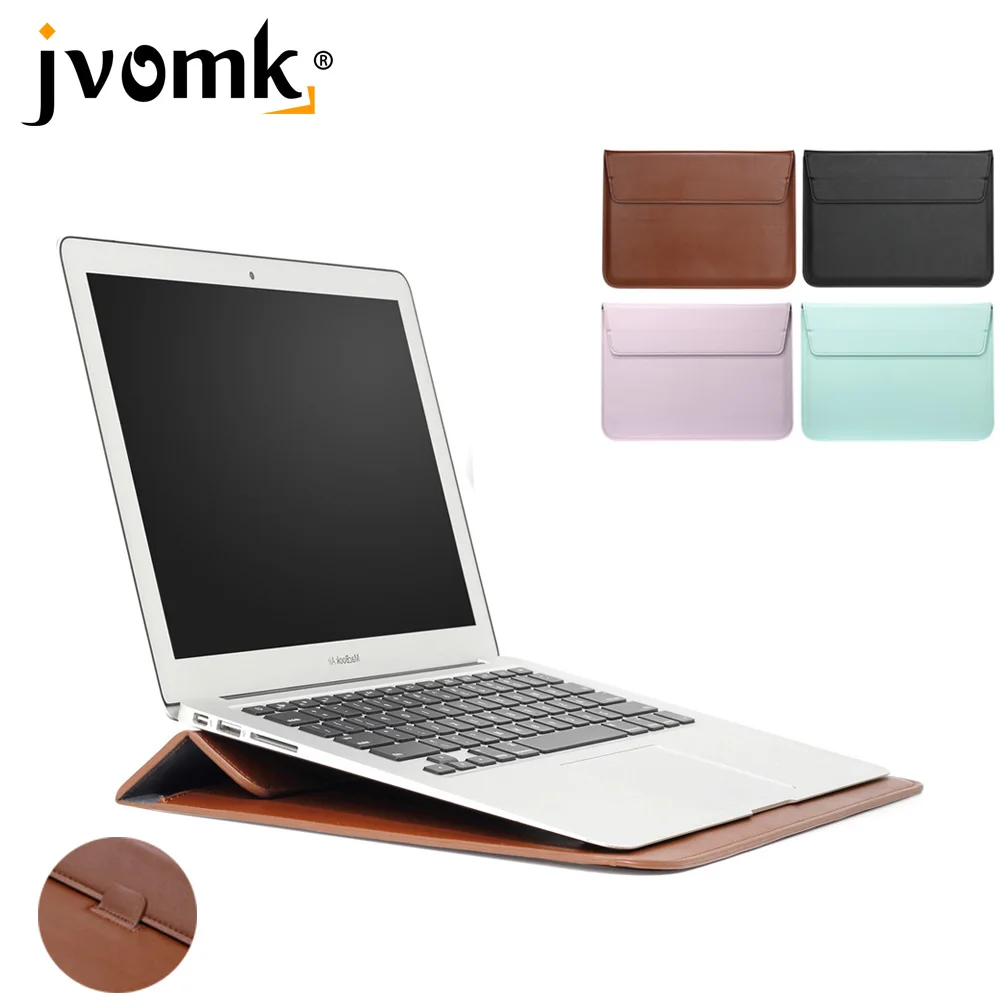 Чехол сумка из искусственной кожи для Macbook Air Pro Retina 11 12 13 15 чехол ноутбука Mac book 3