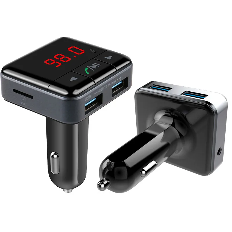 FM Transmitter Hands free Wireless Bluetooth Car Kit MP3