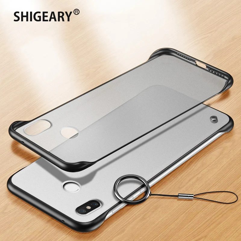 

Cases for Xiaomi Mi 8 Case Cover without Frame for Xiomi Mi 8 Explorer Cover with Metal Finger Ring Holder