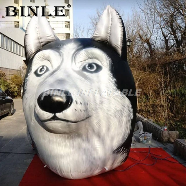 Inflatable Christmas Husky