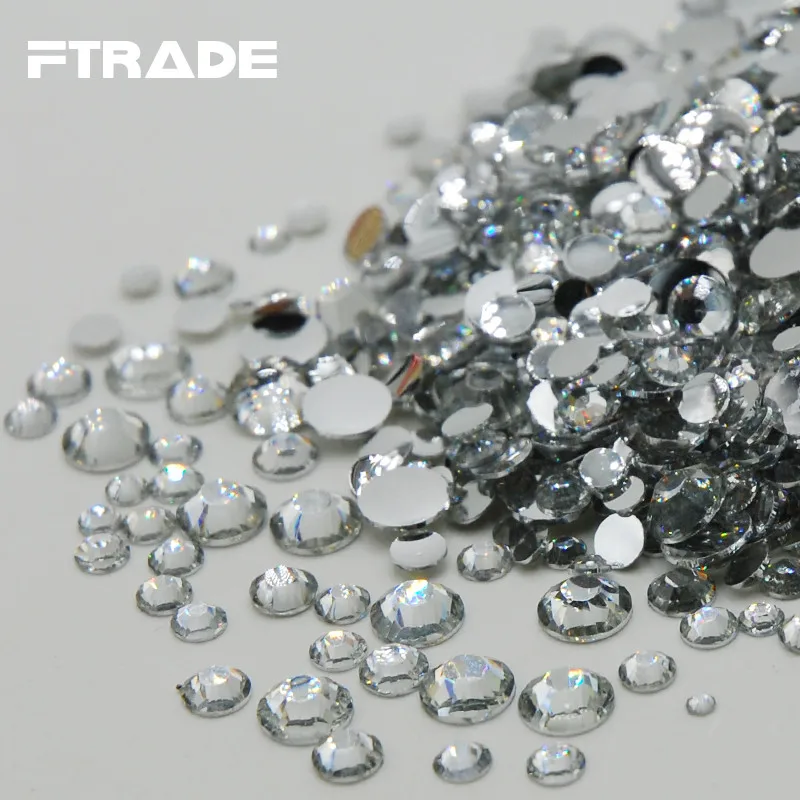 Violet Rhinestone Mixed Sizes Top Quality Non Hotfix Flatback Acrylic Rhinestones For Nail Art Decoration DIY Nail Mix Beads Pins & Pincushions