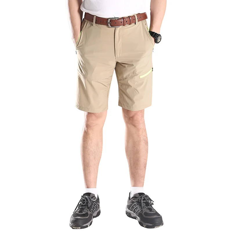 MANLI New Quick Dry Mens Summer Outdoor Jogging Elastic With Pocket Male Athletic Running Gym Short Man Sports Running Shorts