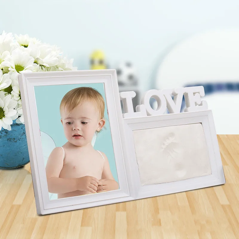 

2018 New Pattern Baby Hand Inkpad Brothers Footprint Baby Personality Gift Keepsake Production