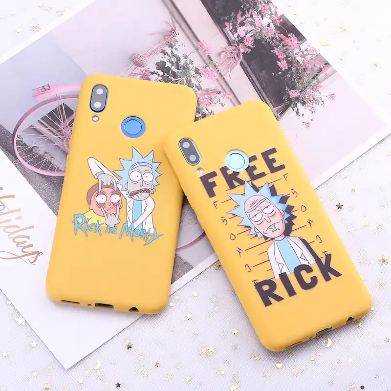 For Samsung S8 S9 S10 S10e Plus Note 8 9 10 A7 A8 Rick And Morty