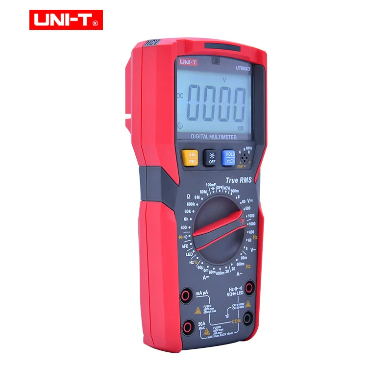  UNI-T UT89XD TRMS digital multimeter tester ac dc Voltmeter Ammeter Capacitance Frequency Resistanc - 1000007094134