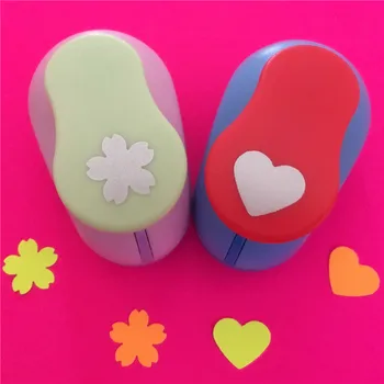 

Free ship 2pcs Sakura and Heart 5/8" inch craft punch set heart Punch Craft Scrapbooking flower Paper Puncher Cutter Punches Set