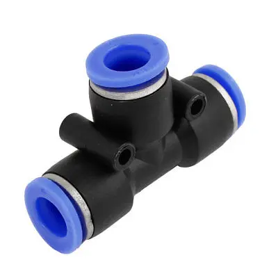 Pneumatico 10Mm A 10Mm One Touch End T A Forma Di Spinta Congiunta In Raccordi Rapidi