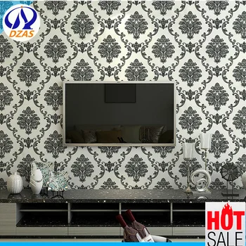 

2018 Bedroom Wallpaper precision pressure European living room Damascus 3D PVC AS-CX TV Background wallpaper