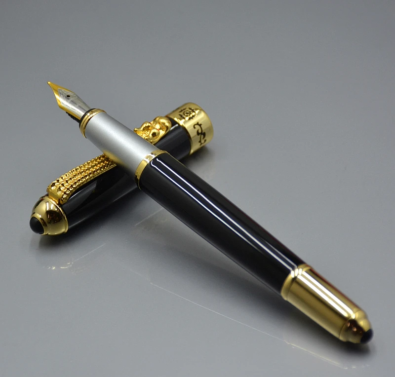JINHAO 1000 высококачественная металлическая авторучка ручка канцелярская люксовый бренд M наконечник для письма чернильные ручки подходят для подарка на день рождения
