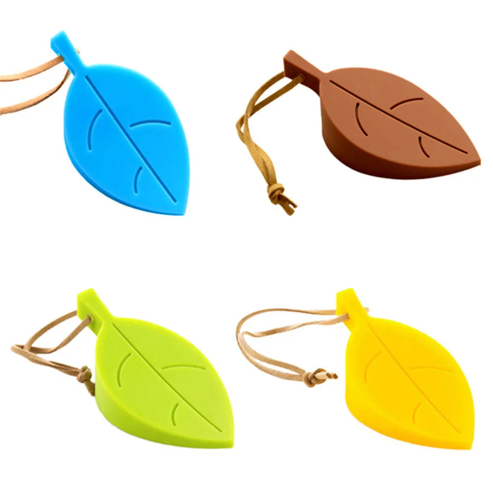

4 Colors Convenient Silicone Leaves Design Door Stop Stopper Guard Home For Children Baby Safety Protector