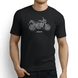 Новый летний Стиль Новинка Хип Хоп футболки для мужчин итальянский классический мотоцикл вентиляторы Shiver 750 2016 Вдохновленный мотоцикл