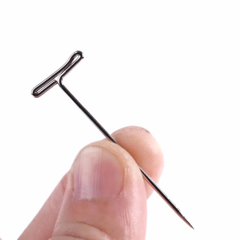 

50pcs T-PINS 2" (51mm) FOR MODELLING, POSTING MEMOS, SEWING & CRAFTS Wig pin