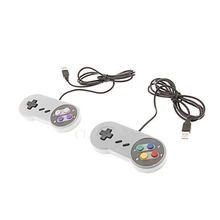 Комплект из 2 предметов на возраст 1 лот Ретро проводной супер для SNES контроллер USB игровой джойстик для ПК Windows 7/8/10 геймпад для Mac