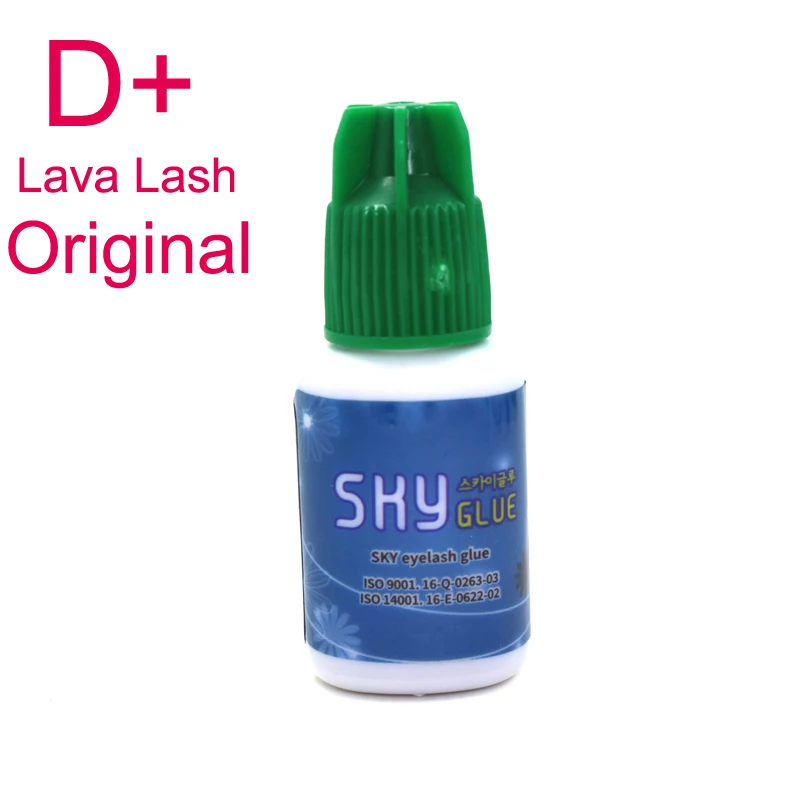 

Free Shipping Fastest Sky D plus Glue 5 bottles/lot 2 seconds fast drying Sky Glue Eyelash Adhesive,5ml Green Cap big Sale