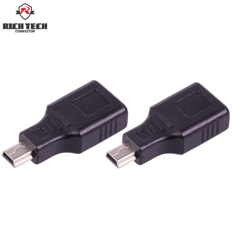 USB 2 0 mini 5pin штекер к гнезду адаптер AF/mini Мужской конвертер|Соединители| |