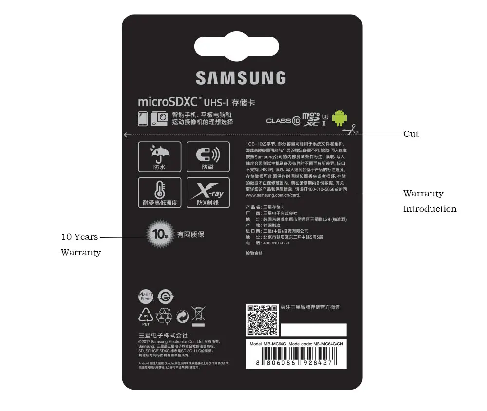 SAMSUNG EVO Plus Micro SD карта 32 Гб 64 Гб 128 ГБ 256 ГБ SDHC SDXC класс EVO+ класс 10 C10 UHS TF карты транс флэш Microsd