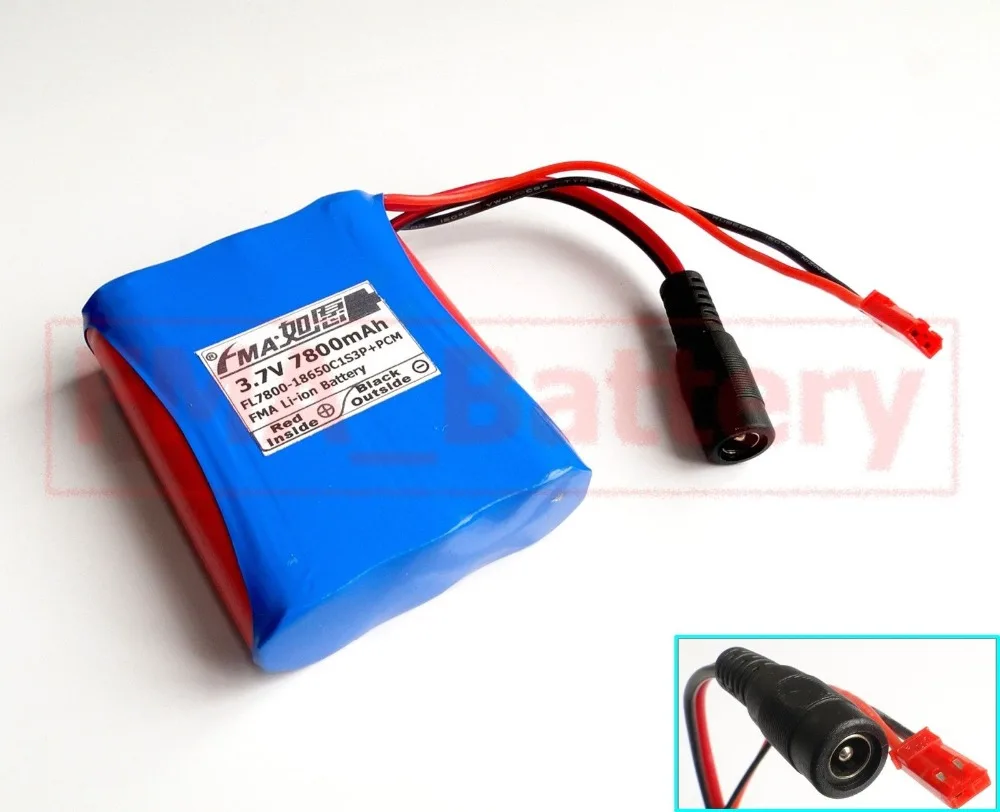 Защищенный PCM BMS 18650 литий-ионный аккумулятор 3 7 V 7800mAh 1S3P для Светодиодный источник