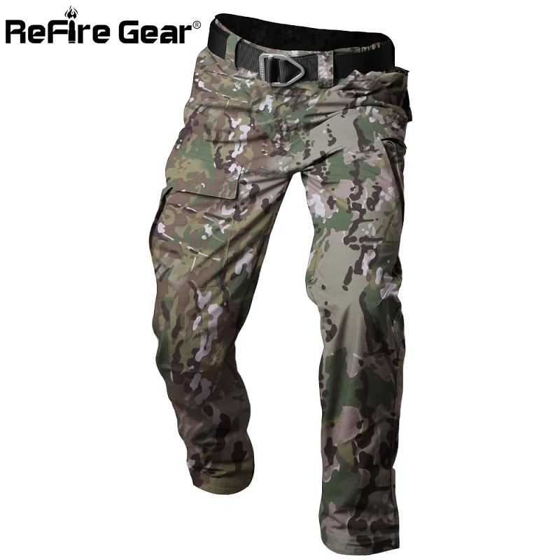 Pantalon Cargo Tactique Homme – Militaire Outdoor Résistant – Multi-poches Pour Randonnée Chasse Camping