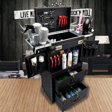 Высококачественный чемодан на колесиках для косметики багаж на колесиках, многослойная Красивая Татуировка салонов чемодан на колесиках, набор инструментов для макияжа ногтей