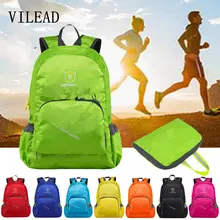 VILE45*33*15CM Outdoor Leisure Folding Sports Bag Light Waterproof Foldable Bag Skin Collapsible Backpack for Travel Gym Tennis