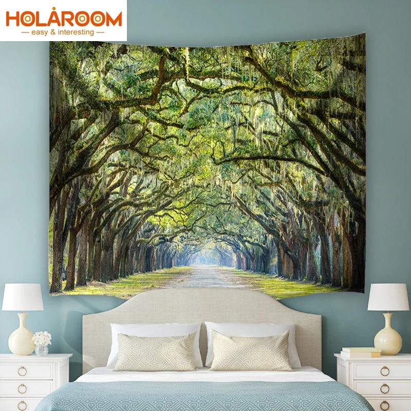 Гобелен в индийском стиле мандалы настенный подвесной гобелен из дуба-авеню