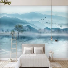Special Offers beibehang custom Ink landscape painting photo mural wallpapers living room decoration bedroom Misty wall paper home improvement