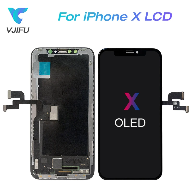 For iPhone X LCD Display Super AMOLED Soft OLED OEM Touch Screen With