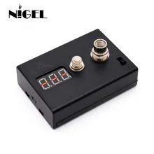Nigel LED Resistance Tester OHM meter ohm reader for heating Coil Wire DIY Vape Tool E Cigarette 510 RDA vaporizer atomizer катушка индуктивности jantzen air core wire coil 1 00 mm 0 65 mh 0 38 ohm 1952
