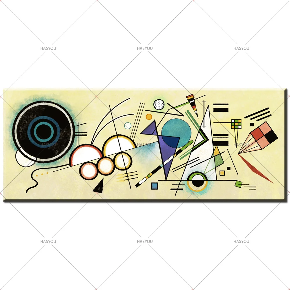 HOT-SALE-WASSILY-KANDINSKY-Composition-no8-1923-Wall-Painting-picture-leaf-Home-Decorative-Art-Picture-oil