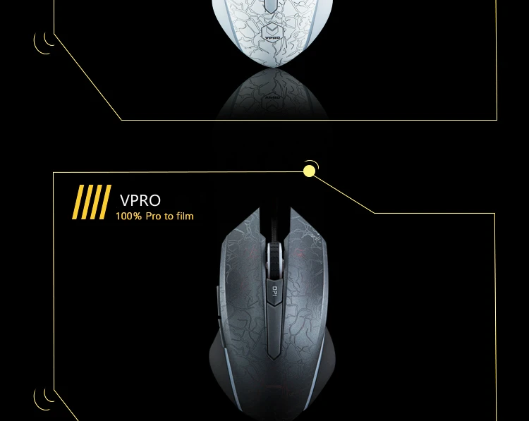 Новая игровая мышь Rapoo V18, 6 кнопок, проводная USB оптическая мышь, регулируемая, 2000 dpi, Профессиональная игра для ноутбуков, настольных