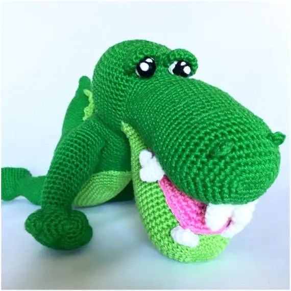 Armigurumi кукла модель крокодила номер w110