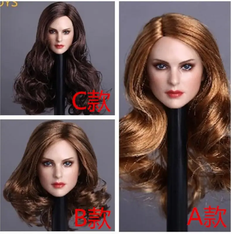 GC005 1/6 американская женская голова Лепка C для горячих игрушек Phic en Женская