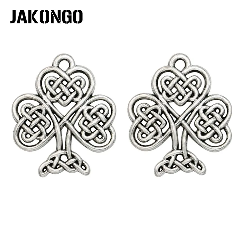 JAKONGO 6 шт. античные посеребренные подвески в виде сердечка для изготовления