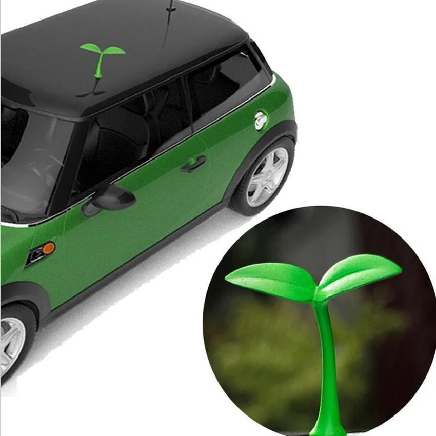 Buy 1PCS Lovely creative 3D Car roof Grass Bean