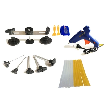 

22 pcs Car Bridge Puller Sets Paintless Dent Removal Repair Tools Kit(US Plug)