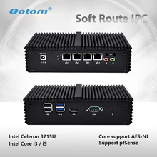 Qotom Q300G4 Fanless font b Mini b font font b PC b font with WiFi Celeron