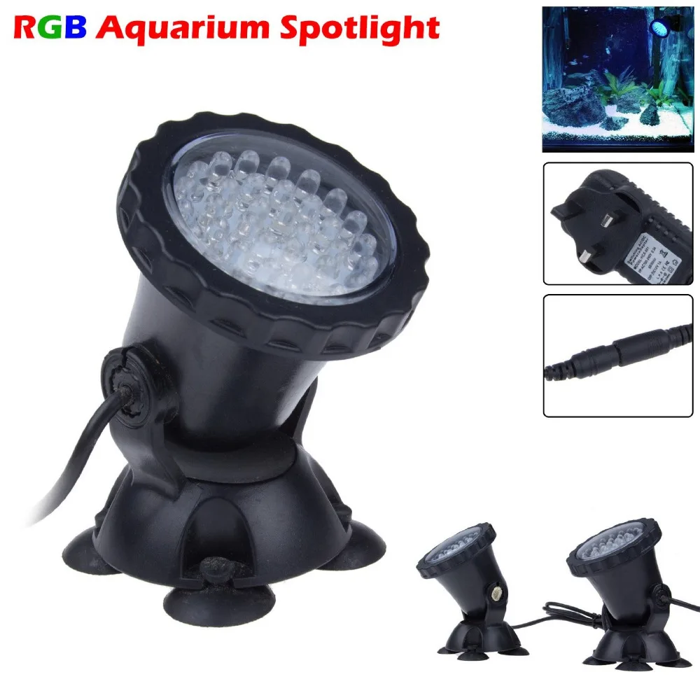 Светодиодная лампа для аквариума World Yea 5 Pin 1 RGB 36LED погружная IP68 подводная