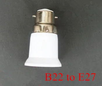 

2019Home Multifunctional New Practical B22 to E27 Extension Lamp Holder Bulb Adapter Converter Socket Base LED Light Trustworthy