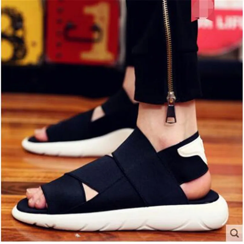 

Male summer men's sandals 2019 sandals and slippers male tide male non-slip thick beach shoes