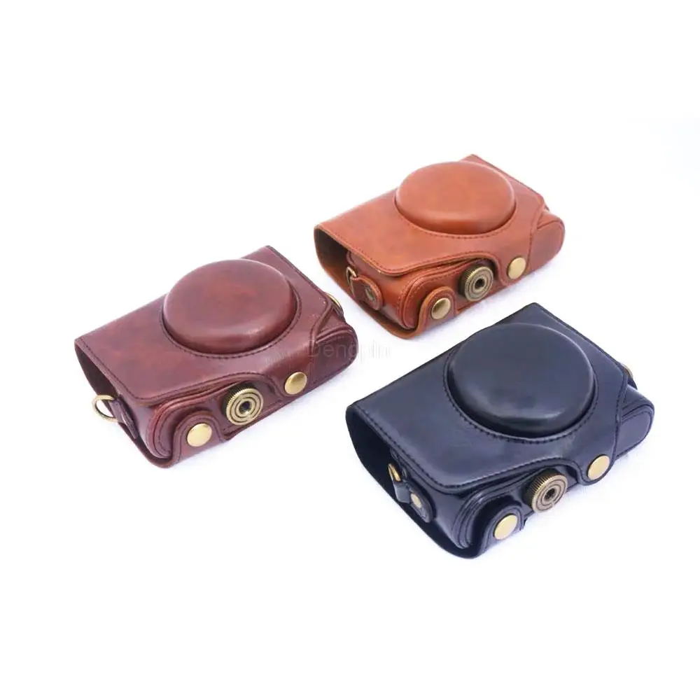 Dengpin PU Leather Protective Camera Case Bag Cover Charge Style for