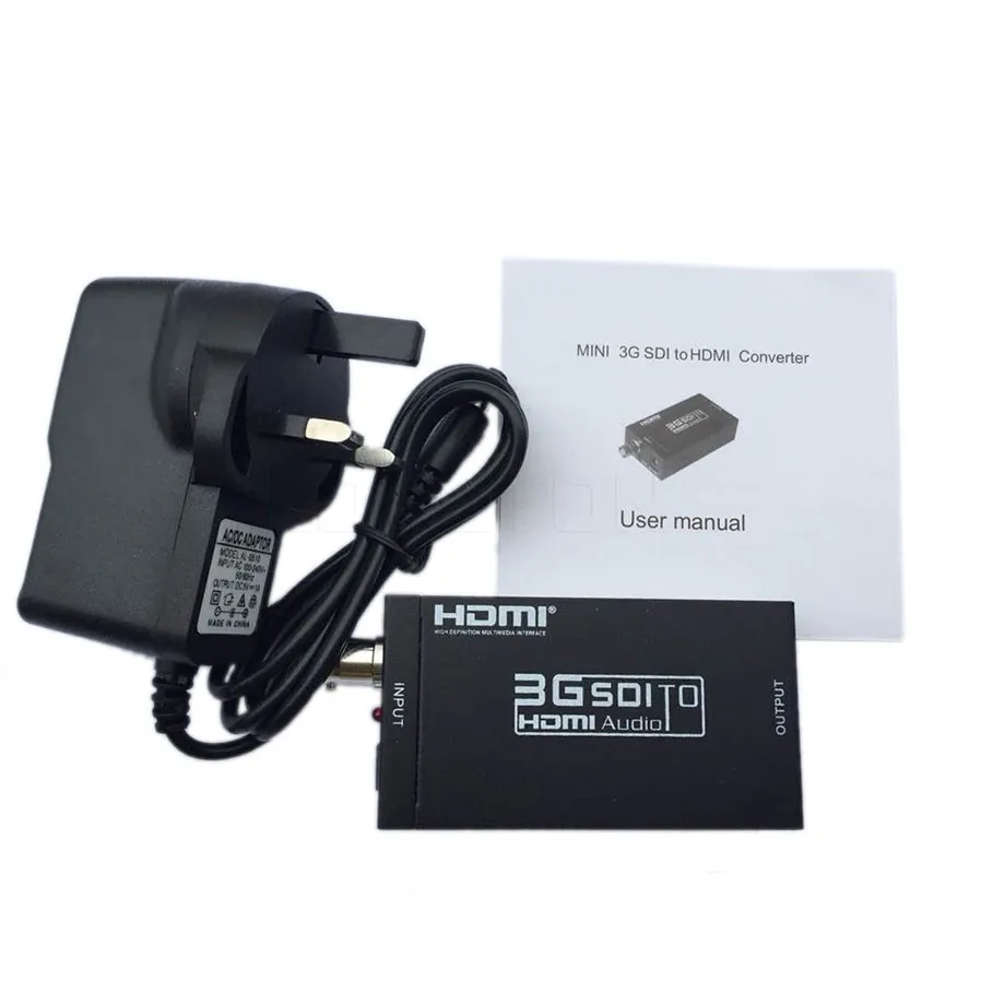 Мини HDMI к SDI конвертер ЕС штекер 1080 P 3g HD HDMI к адаптер SDI видео конвертер с адаптером питания для вождения HDMI