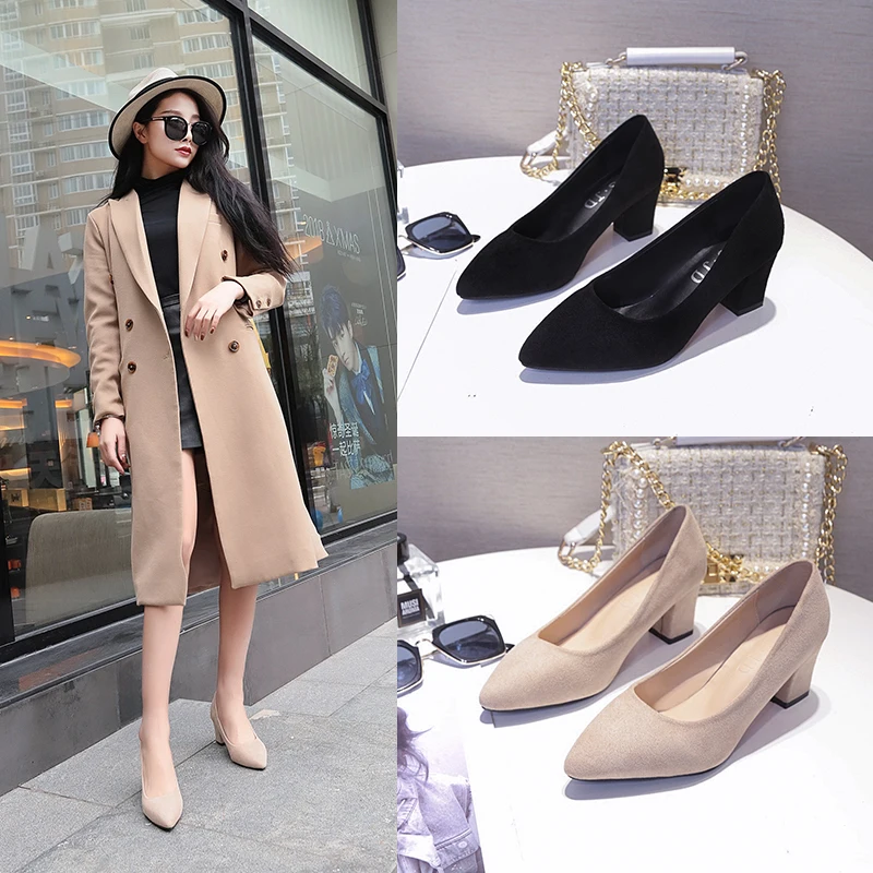 Plus-Size-35-43-Women-Dress-Shoes-Square-Heeled-Pumps-Faux-Suede-Ladies-Shoes-Pointed-Toe (1)