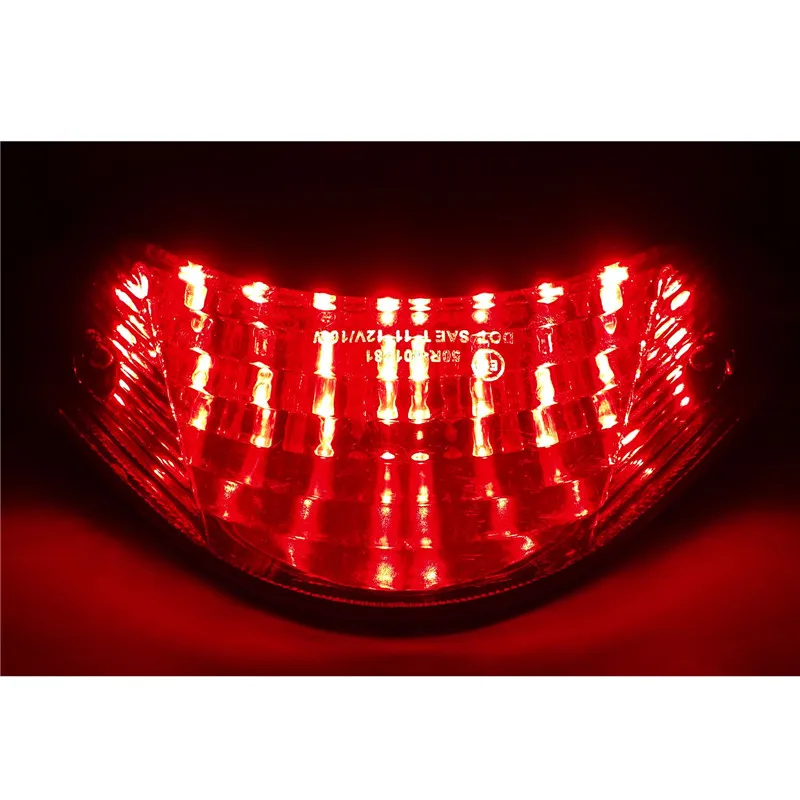  waase For Honda Hornet CB900F 2002 2003 2004 2005 2006 2007 E-Mark Rear Tail Light Brake Turn Signa - 32652693469