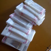 6*12 см 5000 шт самоклеящиеся пакеты bopp Упаковочные пакеты для подарков/ювелирные пакеты пробойник для карт головные Пластиковые повторно закрываемый целлофановя упаковка