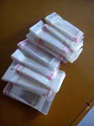 6*12 см 5000 шт. самоклеющиеся мешки БОПП упаковка мешочки для подарков/ювелирные сумки отверстие карты головой мешки пластиковые Resealable