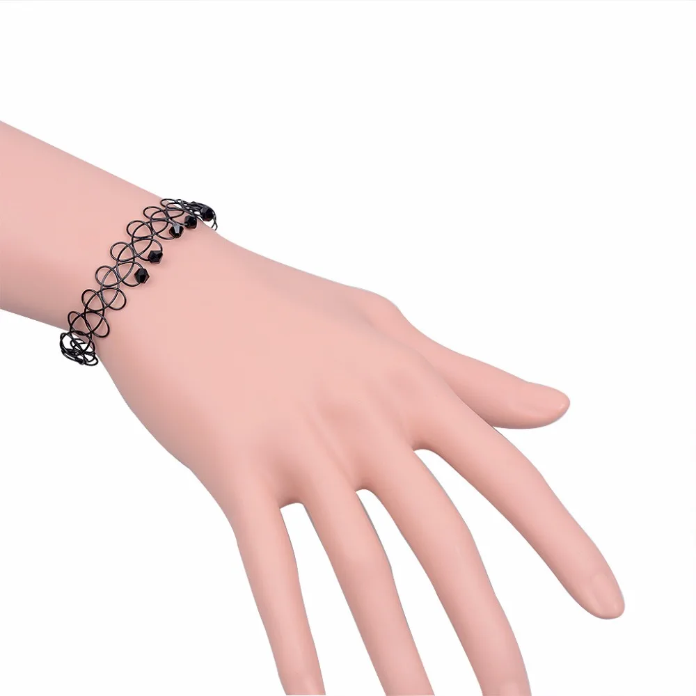 Bracelet Jewelry Boho Bracelets For Women Crystal Beads Stretch Tattoo Fish Line Charm Bracelet Female Jewelry Armband