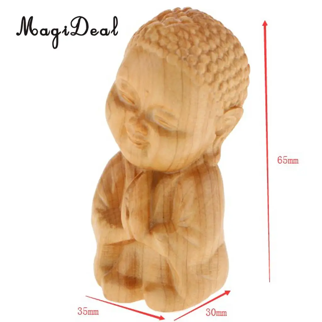 Wooden Elephant Buddha Figurine Sculpture Statue Wedding Birthday Gifts Decorative Ornaments