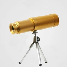 High quality pirate 10*50 telescope portable monocular High definition portable brass binoculars with tripod
