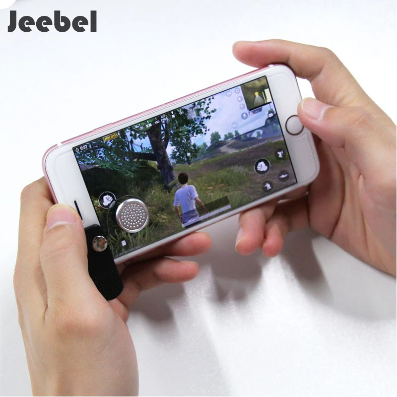 

Jeebel Joystick Phone Smartphone Mini Touch Screen Joystick Clip-on Clamp Phone Arcade Game Joystick For PUGB Mobile TPS Gaming